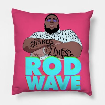 Rod Wave Throw Pillow Official Rod Wave Merch