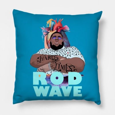 Rod Wave Throw Pillow Official Rod Wave Merch