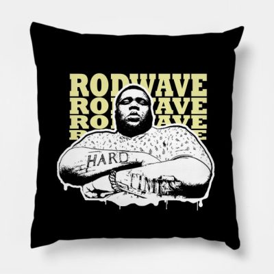 Rod Wave Hsrd Times Throw Pillow Official Rod Wave Merch