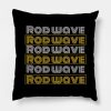 Rod Wave Throw Pillow Official Rod Wave Merch