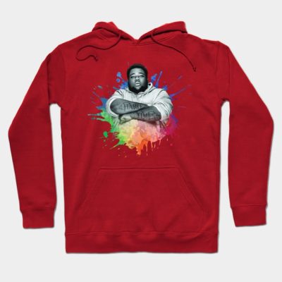 Rod Wave In Splash Color Hoodie Official Rod Wave Merch