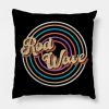 Vintage Circle Line Color Rod Wave Throw Pillow Official Rod Wave Merch