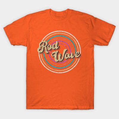 Vintage Circle Line Color Rod Wave T-Shirt Official Rod Wave Merch