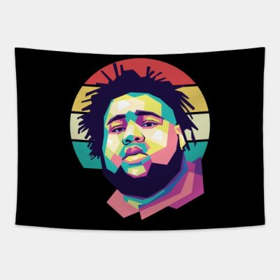 Rodwave In Wpap Style Retro Tapestry Official Rod Wave Merch