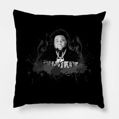 Rod Wave Art Throw Pillow Official Rod Wave Merch