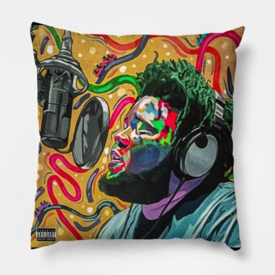 Rod Wave Throw Pillow Official Rod Wave Merch