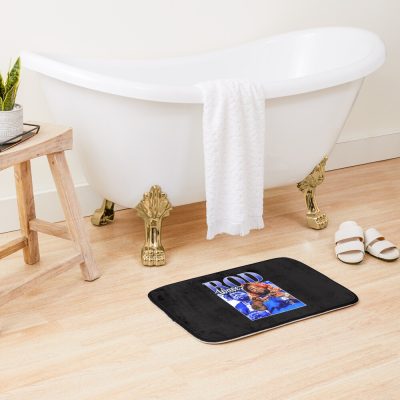 Rod Wave Blue Bath Mat Official Rod Wave Merch