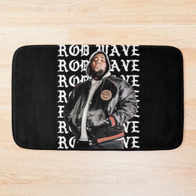 Lover Gift Rod Wave Retro Vintage Bath Mat Official Rod Wave Merch