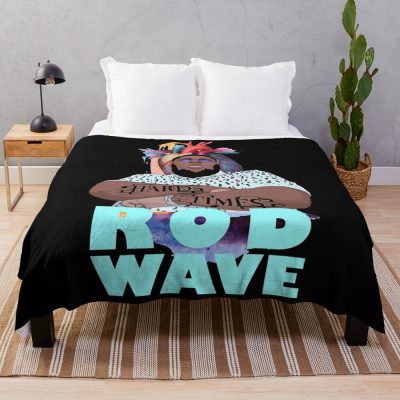 Rod Wave Throw Blanket Official Rod Wave Merch