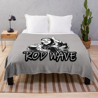 Rod Wave Rod Wave Throw Blanket Official Rod Wave Merch