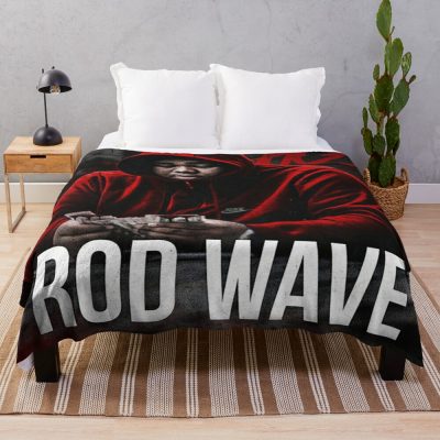 Fiverod New Rod Gospel American Tour 2020 Throw Blanket Official Rod Wave Merch