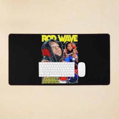 Vintage Rod%Wave% Tour 2022, Rod%Wave% Beautiful Mind Strong Vicoe Mouse Pad Official Rod Wave Merch