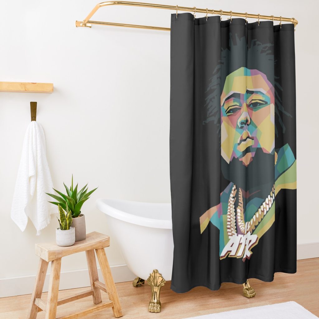 Rod Wave Shower Curtain Official Rod Wave Merch